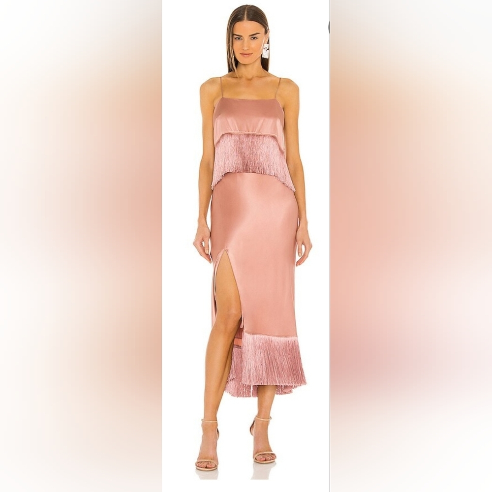 Cinq A Sept Eastwood Dress In Bare Rose